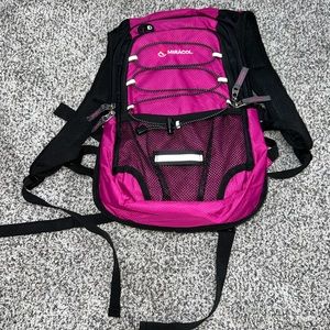 Hiking backpack with water bladder